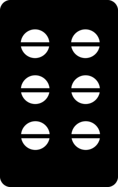Medicine Tablets Editable Svg Line Art, Free Vectors File